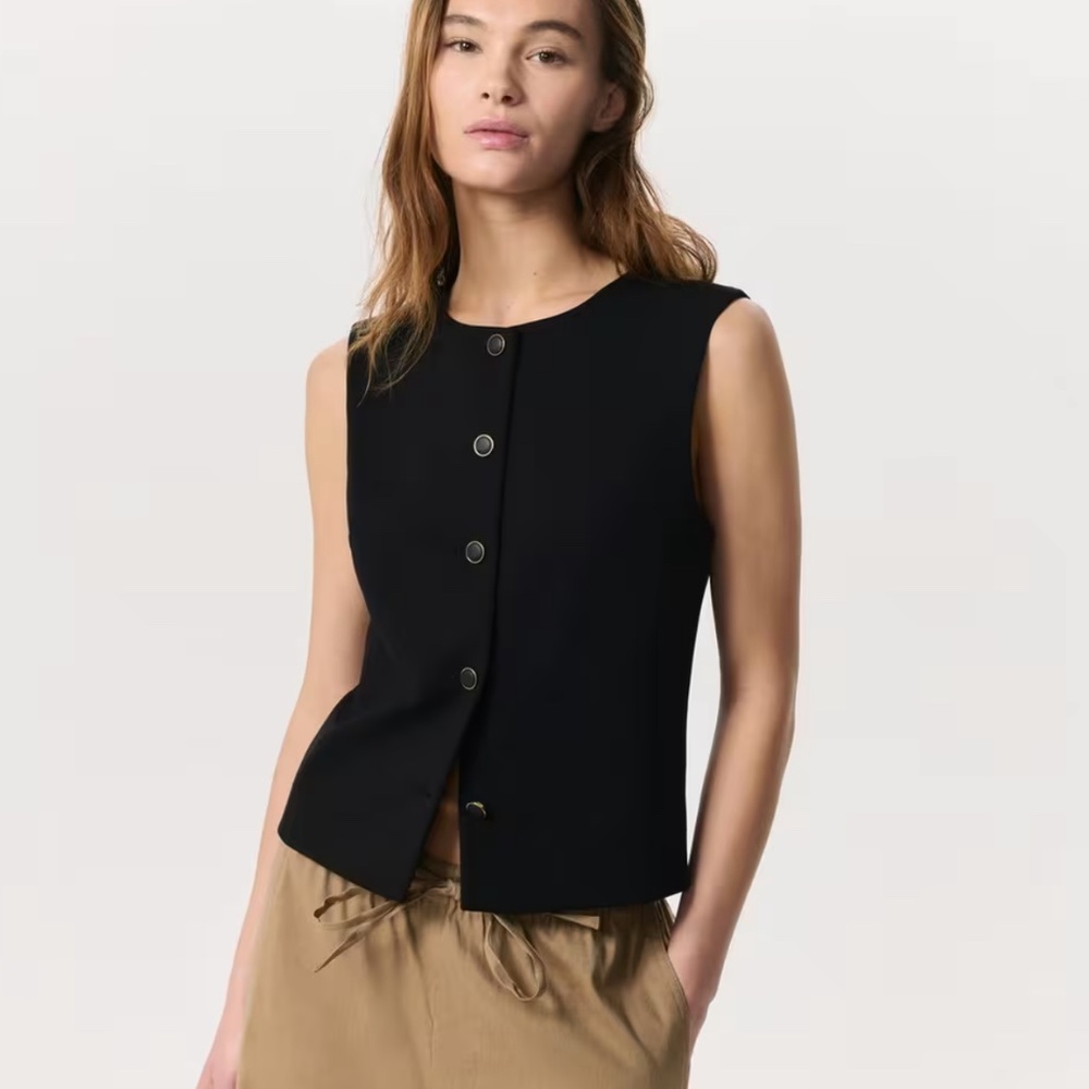 Rag & Bone Black Vest in XS